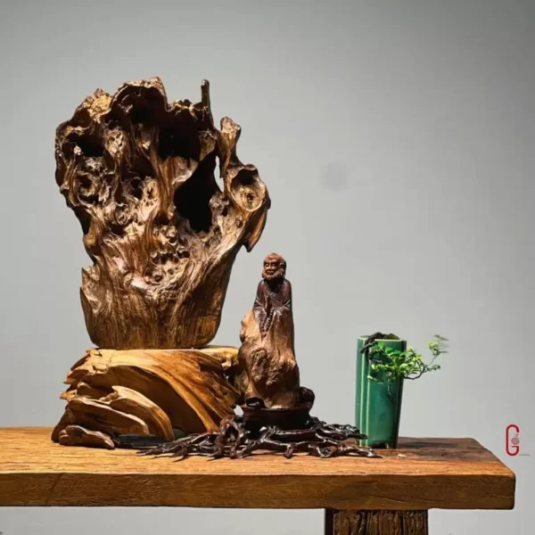 THIỀN LŨA TÂM AN – Tượng Đạt Ma, Lũa Ngọc Am - Hình ảnh 2